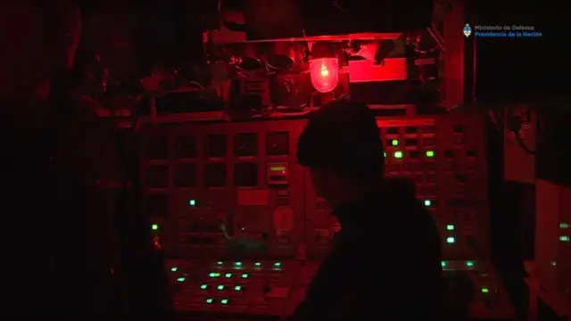 Uno de los cuartos donde se opera el submarino (Foto: Ministerio de Defensa de Argentina)