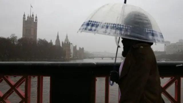 Vista del Parlamento de Reino Unido.