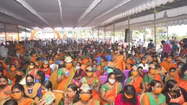 કેરળ ભાજપના કાર્યકરો