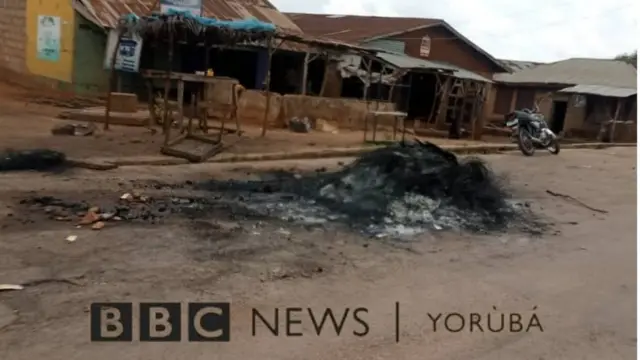 Igboro ilu Igangan lẹyin ikọlu ọjọ Ẹti