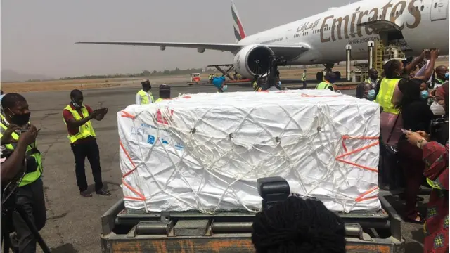 Vaccine arrive Nigeria