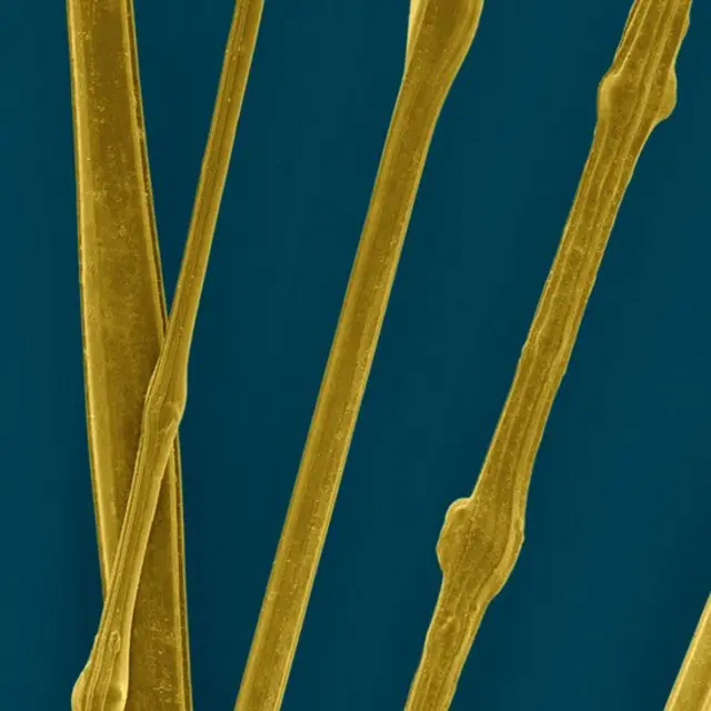 Hebras de vidrio basáltico