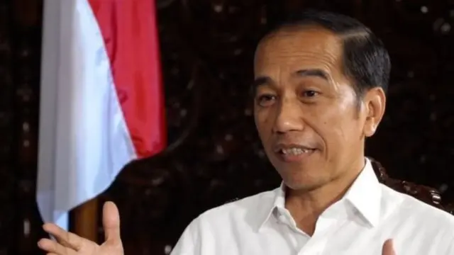 Presiden Joko Widodo dalam wawancara eksklusif dengan BBC.