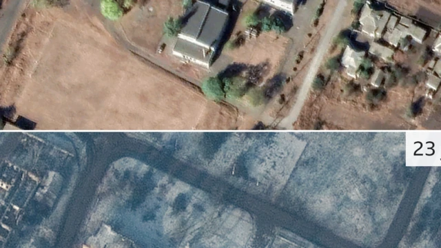 صور لمدرسة مدمرة