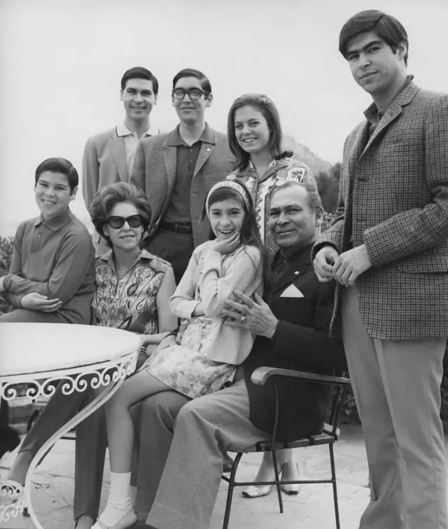 Batista y su familia