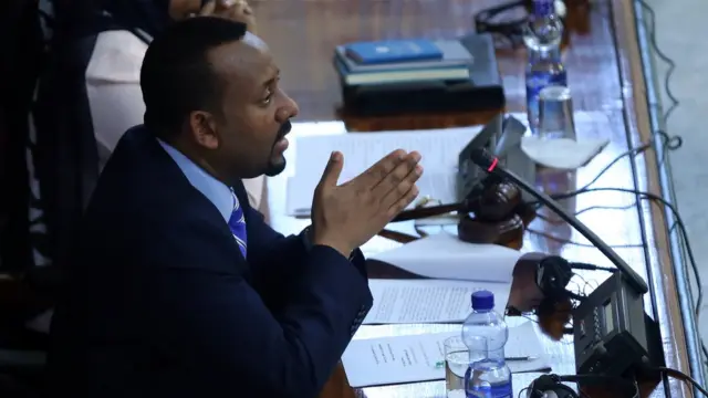 ጠቅላይ ሚኒስትር ዐብይ አህመድ በህዝብ እንደራሴዎች ምክር ቤት ገለፃ ሲሰጡ