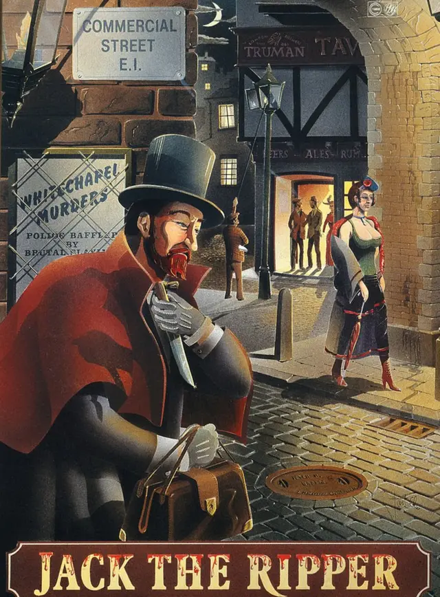 Jack el destripador, dibujo