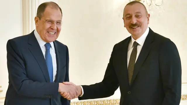 İlham Əliyev Rusiyanın Xarici İşlər naziri Sergey Lavrovu qəbul edib.