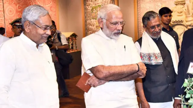 मोदी, नीतीश और सुशील कुमार मोदी