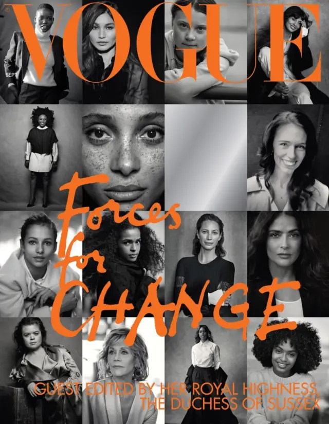 Cover of September issue of British Vogue