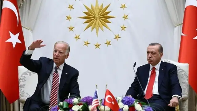 ABŞ Prezidenti Joe Biden və Türkiyə Prezidenti Recep Tayyip Erdoğan