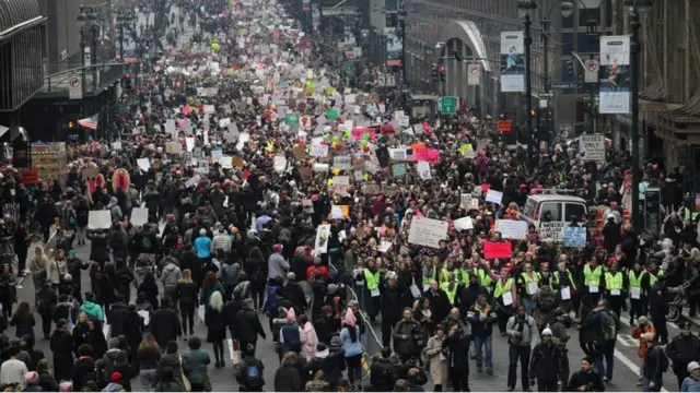 تظاهرات علیه ترامپ