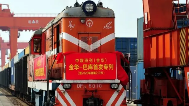 2020年的新冠疫情也没有阻挡中欧班列从中国东部开到阿塞拜疆