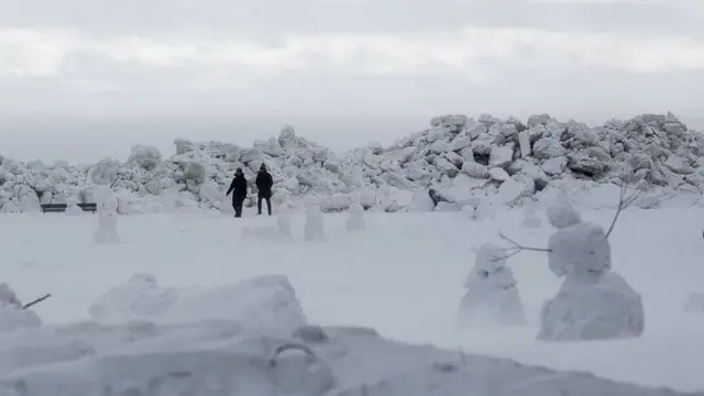 ледени зид у Зеленогорску