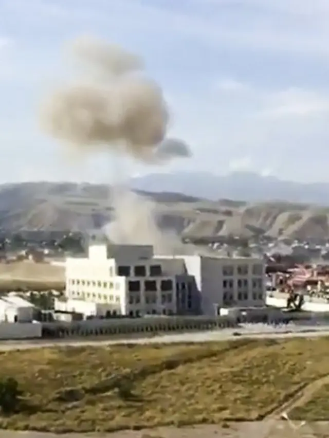 Взрыв у посольства КНР в Бишкеке