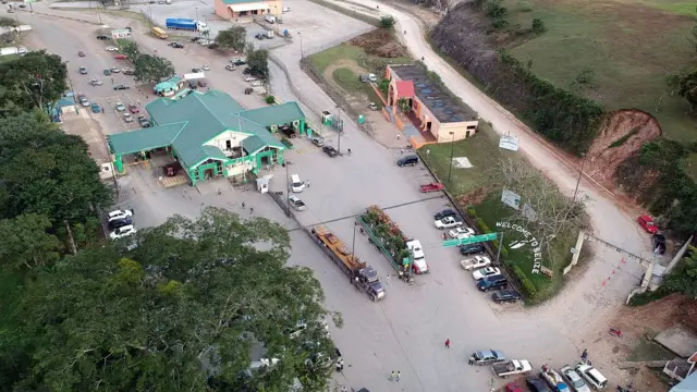 Frontera entre Belice y Guatemala