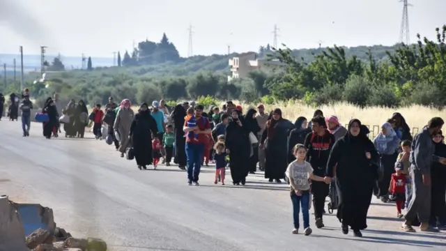 विस्थापित सीरियाई