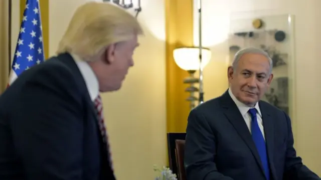 Президент США Дональд Трамп и премьер-министр Израиля Биньямин Нетаньяху