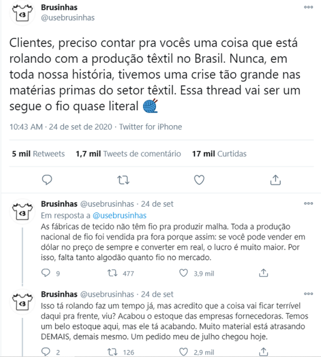 Em publicação no Twitter, loja explica motivoesporte bet pre apostasaumentoesporte bet pre apostaspreços