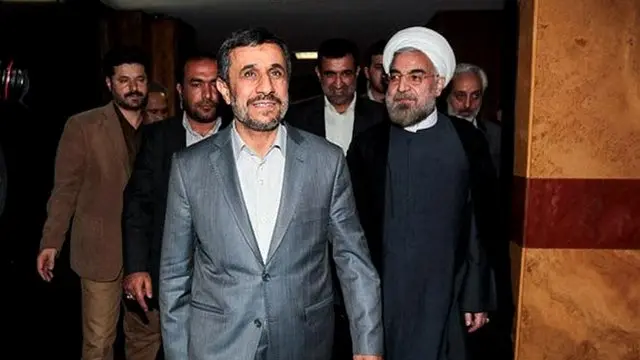 روحانی و احمدی نژاد