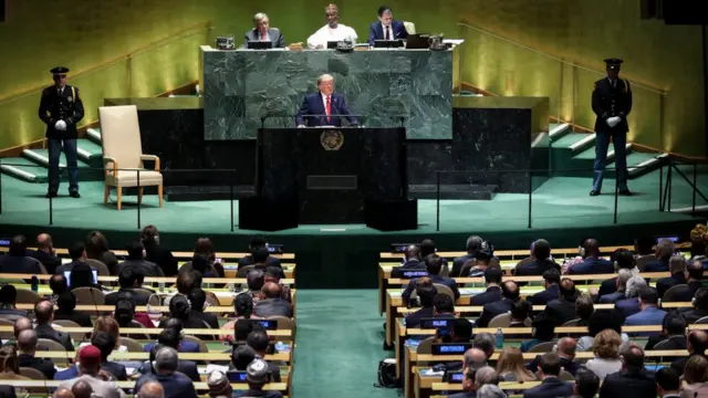 Trump ante la asamblea general