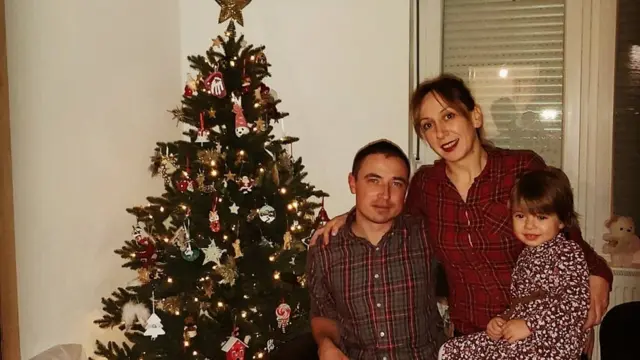 даница са мамом и татом