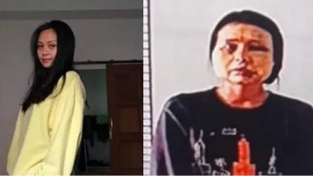 మియన్మార్ : ఓ ఉద్యమకారిణి నిర్బంధానికి ముందు , తర్వాత