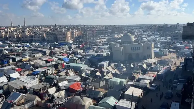 Ғазо бўлгаси жанубидаги Рафаҳнинг бугунги кўриниши.