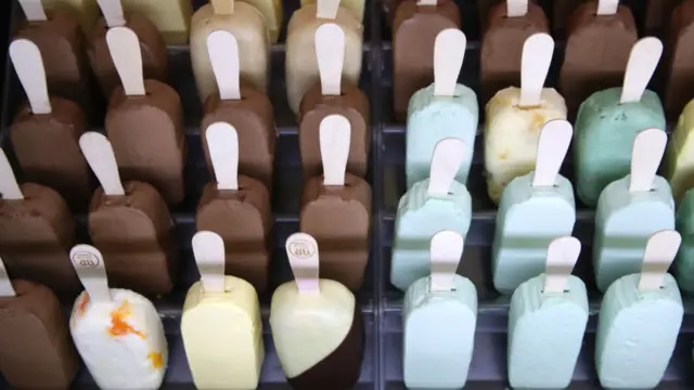 Usine de crème glacée Baskin Robbins à Moscou.