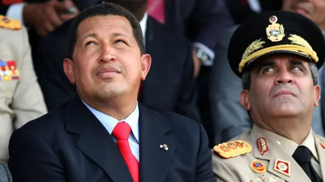 Chávez y Baduel.