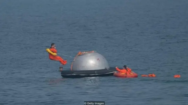 در این برنامه تعدادی از فضانوردان آژانس فضایی اروپایی همراه با همتایان چینی خود فرود در سطح آب را تمرین کرده‌اند