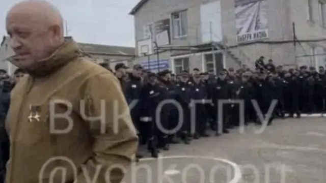 Скріншот із відео, знятого в одній з російських колоній