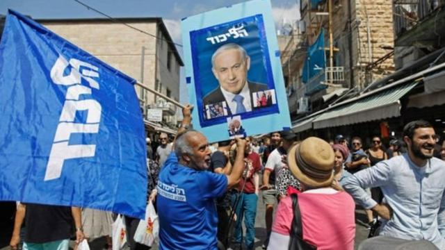 इसराइल चुनाव, बिन्यामिन नेतन्याहू के लिए एक जनमत संग्रह