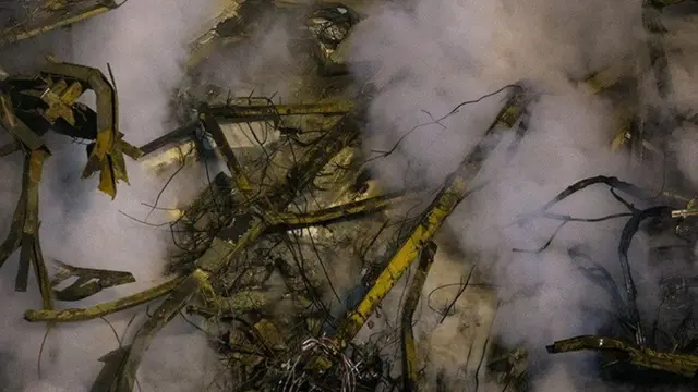 سومین روز عملیات نجات در محل حادثه ساختمان پلاسکو