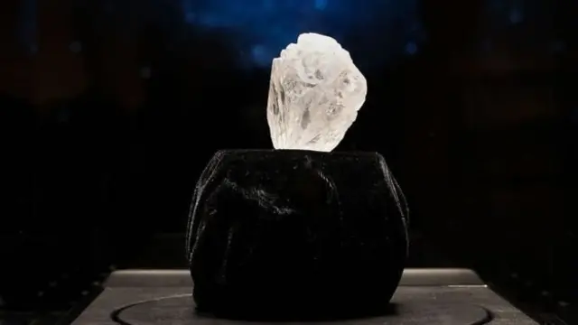 The Lesedi La Rona - "Our Light" - is the biggest diamond ever found in Botswana