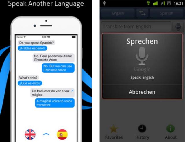 Traducciones simultaneas por voz gracias a la app de Google 