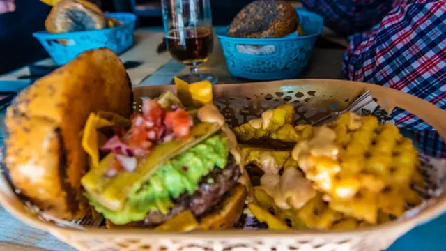 Hamburguesa con queso