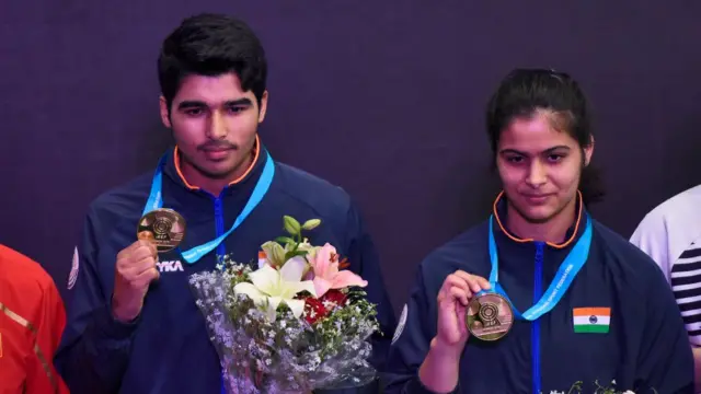 मनु भाकर, सौरभ चौधरी