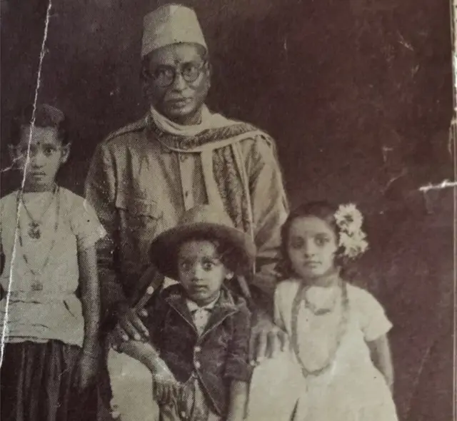 શકુંતલા દેવીનાં નાનપણની તસવીર