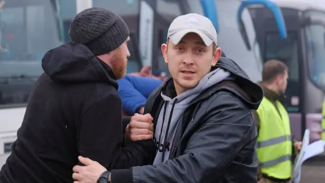 участники обмена на кпп майорск