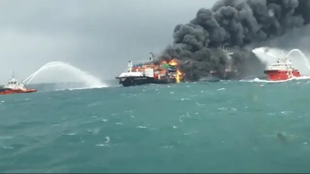 X-PRESS PEARL නෞකාවේ ගින්න නිමමින්