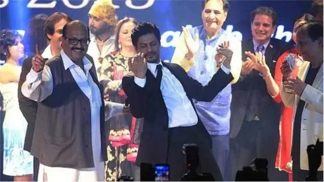 અમરસિંહ અને શાહરુખ ખાન