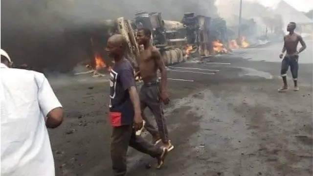 "Tanker explosion in Agatu"