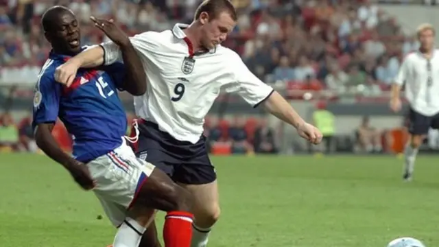 Wayne Rooney y Lilian Thuram