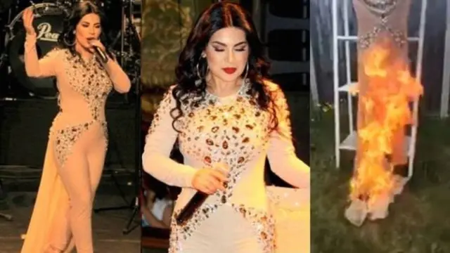 این لباس آریانا سعید که در کنسرت پاریس پوشیده بود، بحث‌های زیادی جنجالی را در پی داشت
