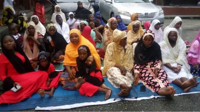 Muslim families for Port Harcourt South South Nigeria join for di celebration