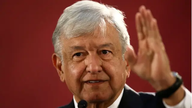 Mexico's new President Andrés Manuel López Obrador speaks as he holds a news conference at National Palace in Mexico City, Mexico December 3, 2018