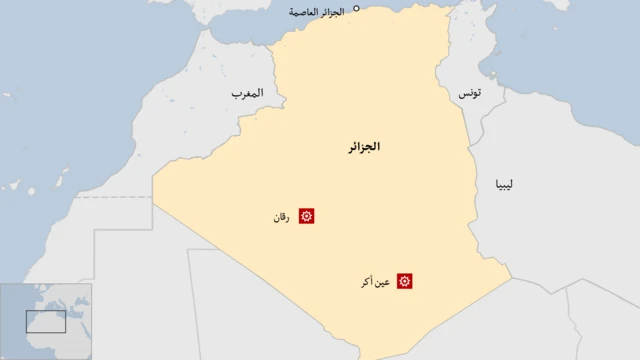 خارطة الجزائر