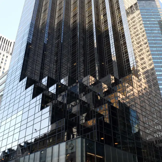 位于纽约第五大道的特朗普大厦。