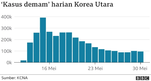 kasus covid Korea Utara